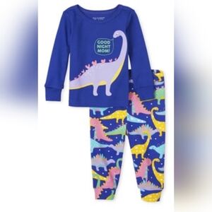 Baby Dino Snug Fit Cotton Pajamas 0-3 months